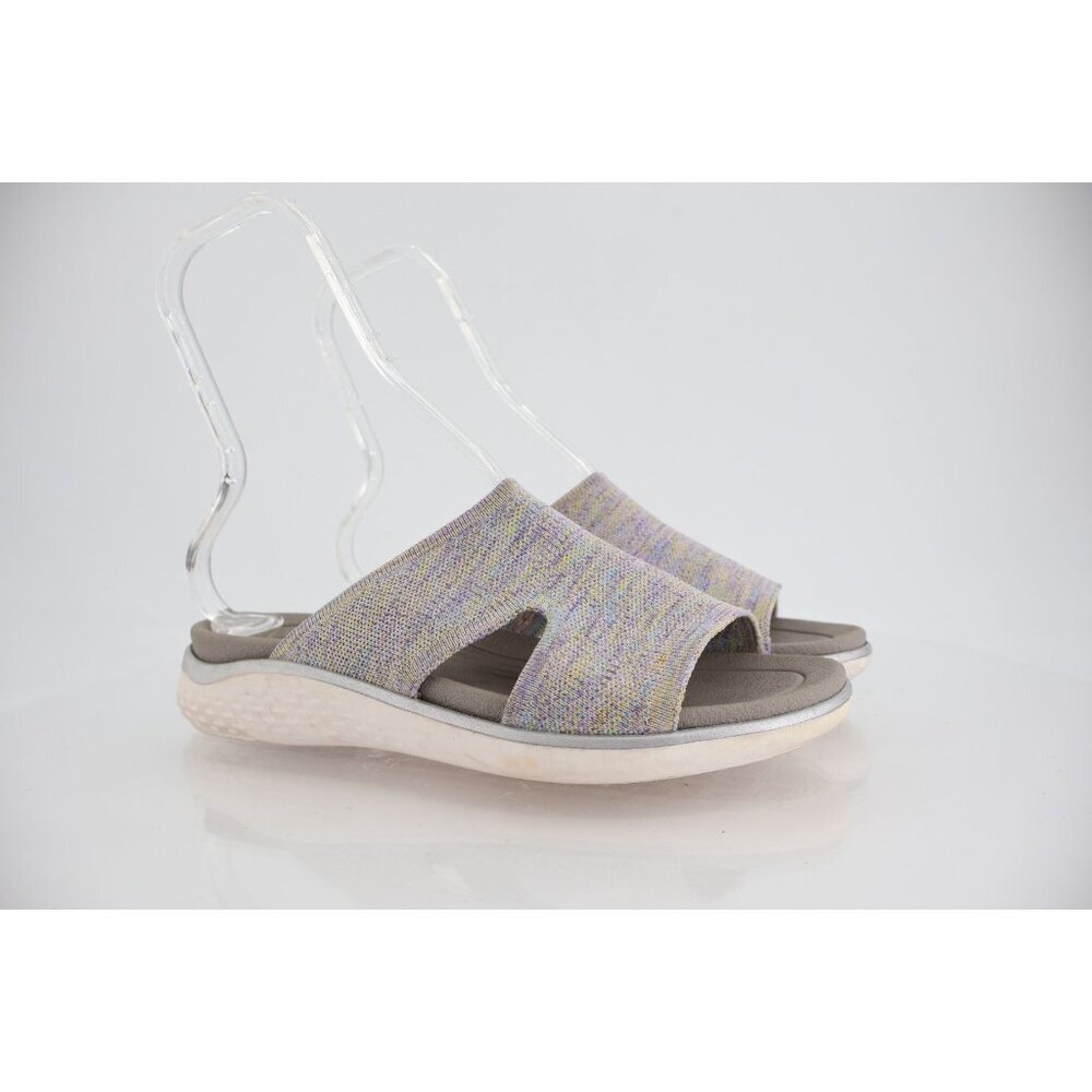 Remonte Jocelyn Sandal Women 41 10 Grey Knit Slide Wedge Comfort Slip on